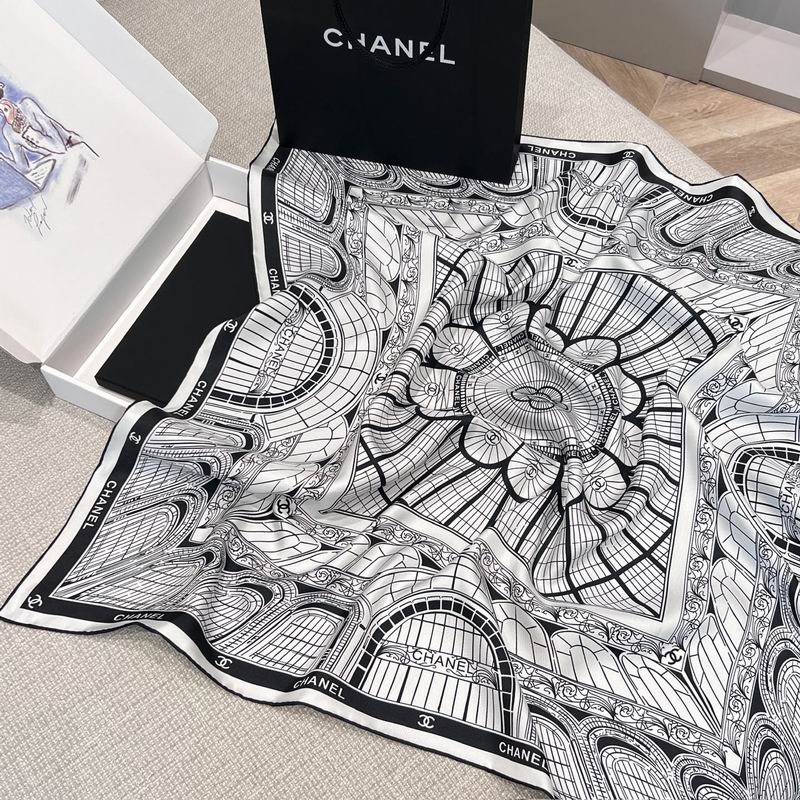 CHanel Silk Scarf 90X90cm E060601